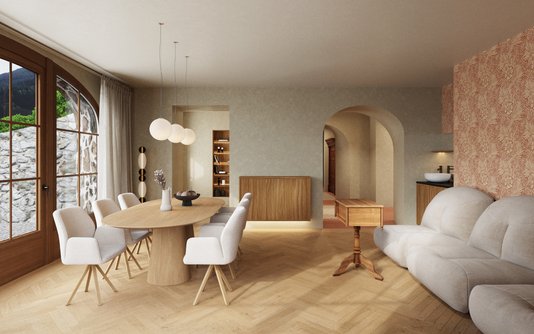Suite 801 - Wohn- & Essbereich