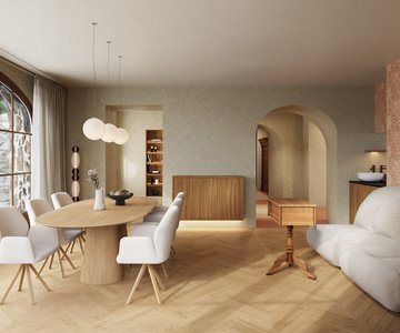 Suite 801 - Wohn- & Essbereich