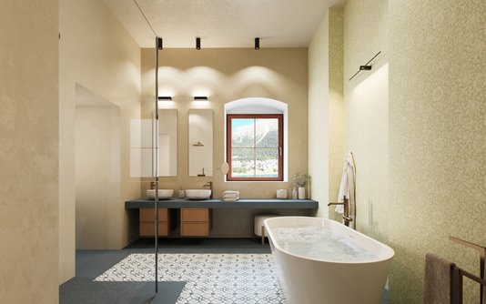 Suite 802 - Badezimmer mit Badewanne
