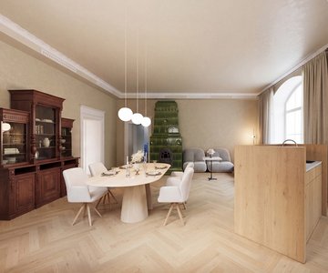 Suite 802 - Wohn- & Essbereich