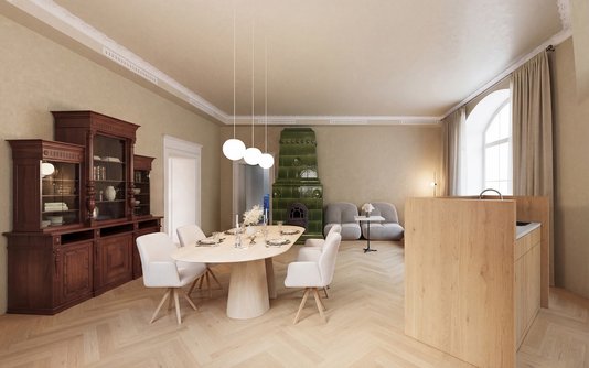 Suite 802 - Wohn- & Essbereich