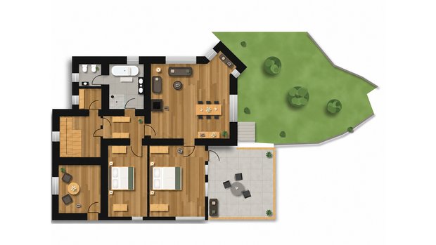 Sketch DAS SCHLÖSSL Suite 802
