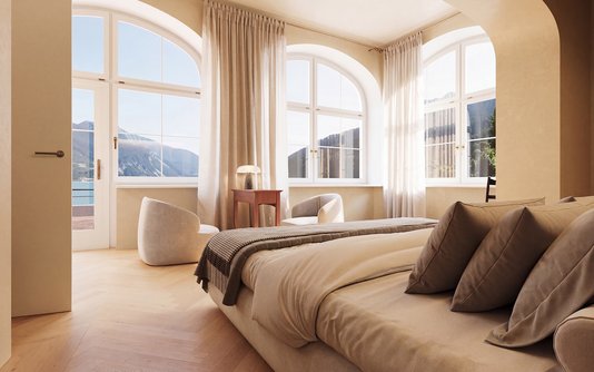 Suite 802 - Schlafzimmer mit Panoramablick