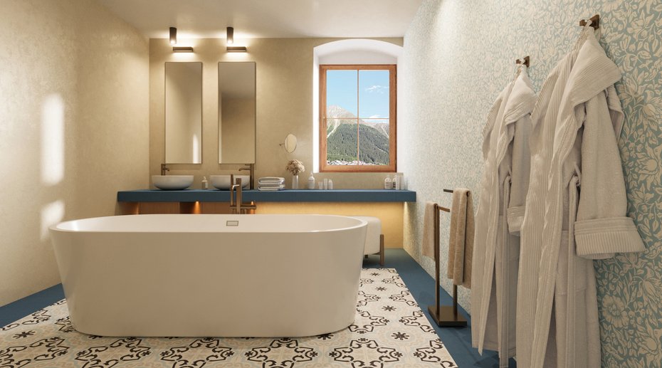Suite 803 - Badezimmer mit Badewanne