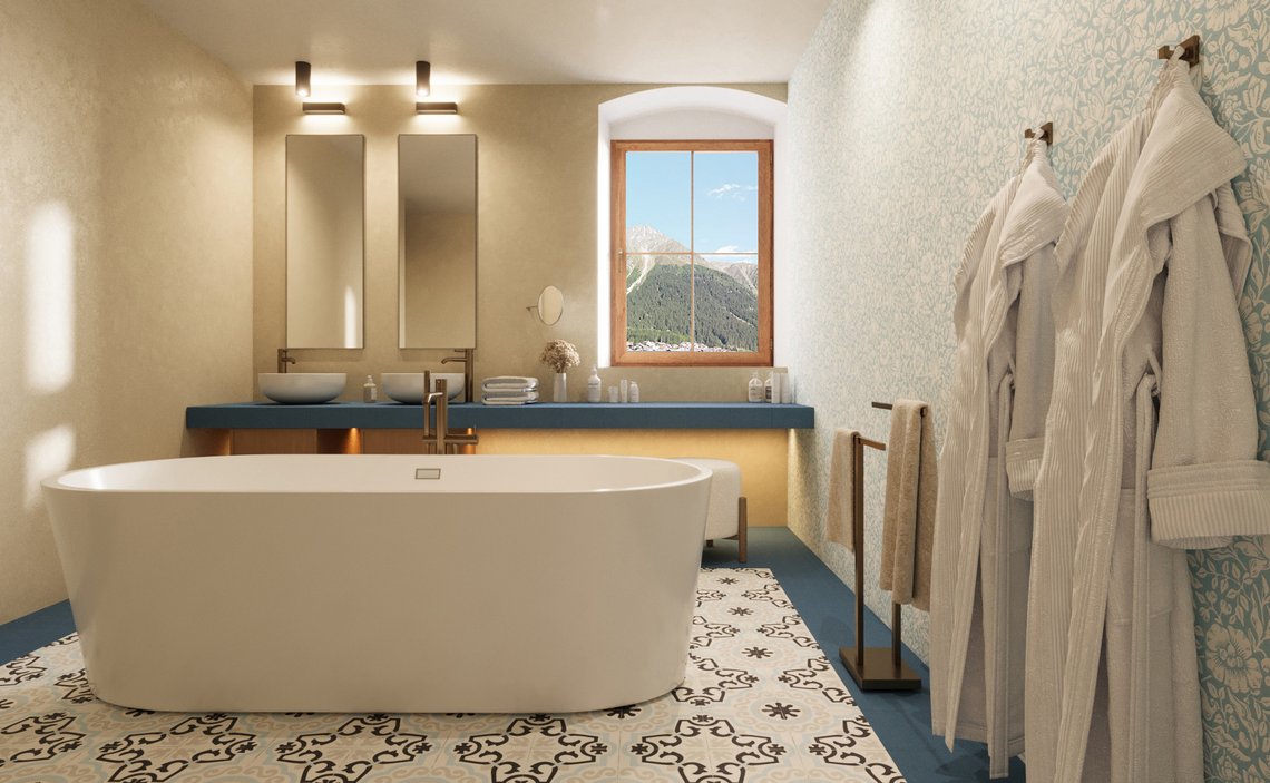 Suite 803 - Badezimmer mit Badewanne