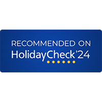 Recommended on HolidayCheck 2024